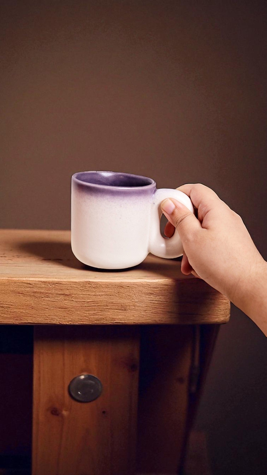 Handcrafted Ceramic 300 ml Cup & Saucer Set – Artisan-Made Tea & Coffee Set | Unique Drinkware for Gifting | Microwave & Dishwasher Safe