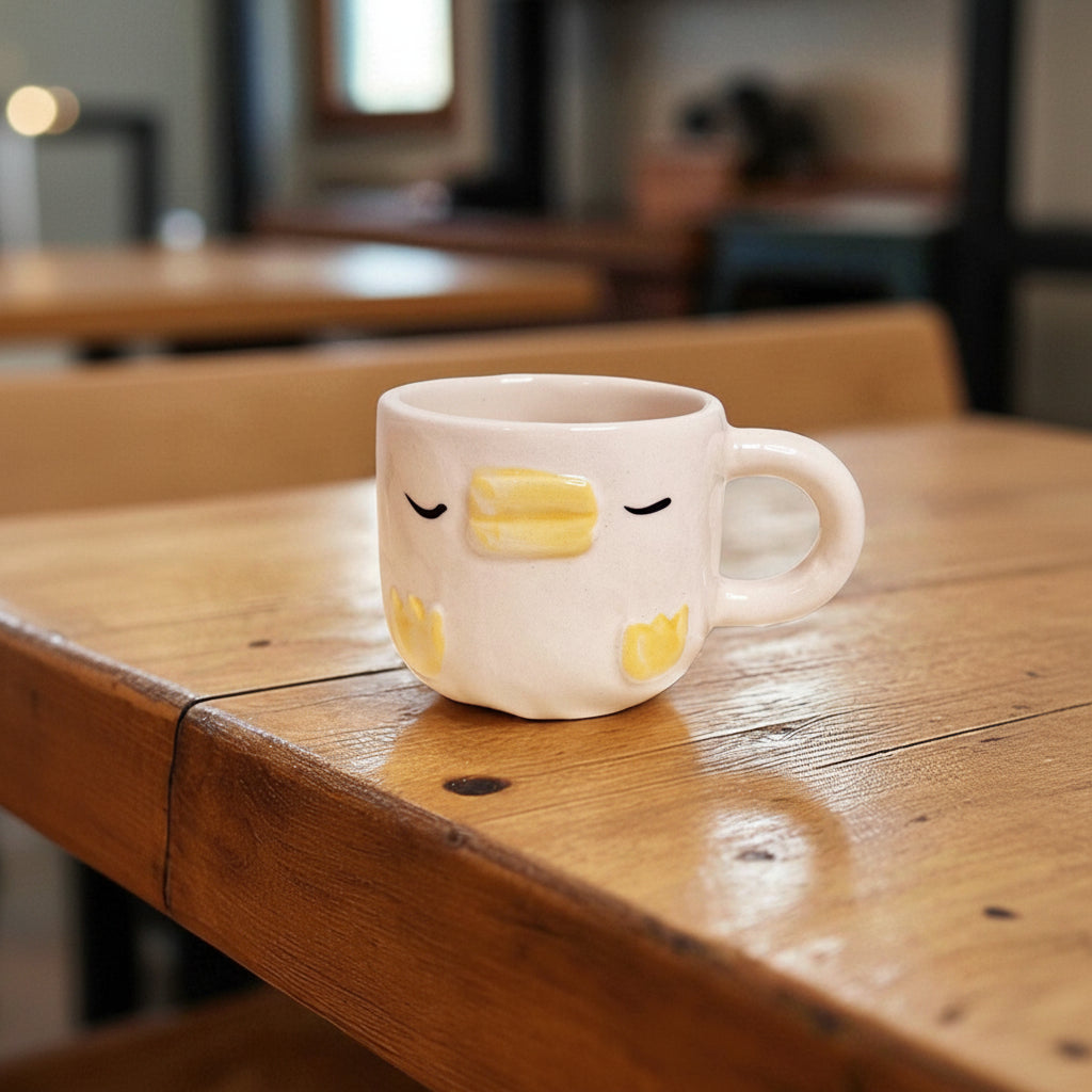 Cute Ceramic Duck Coffee Mug | 3D Cartoon Bird Design Cup with Smooth Glaze | Adorable Tea & Milk Mug for Kids & Adults | Unique Animal Lover Gift Mug for Home, Office & Café