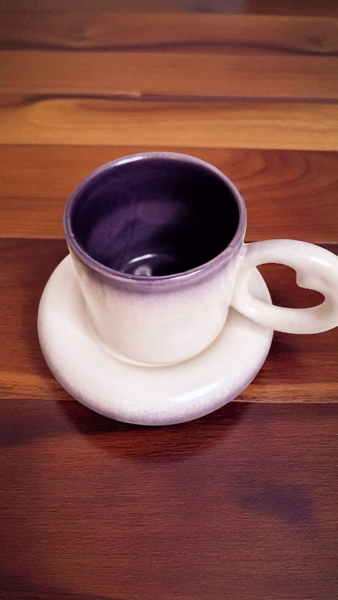 Handcrafted Ceramic 300 ml Cup & Saucer Set – Artisan-Made Tea & Coffee Set | Unique Drinkware for Gifting | Microwave & Dishwasher Safe