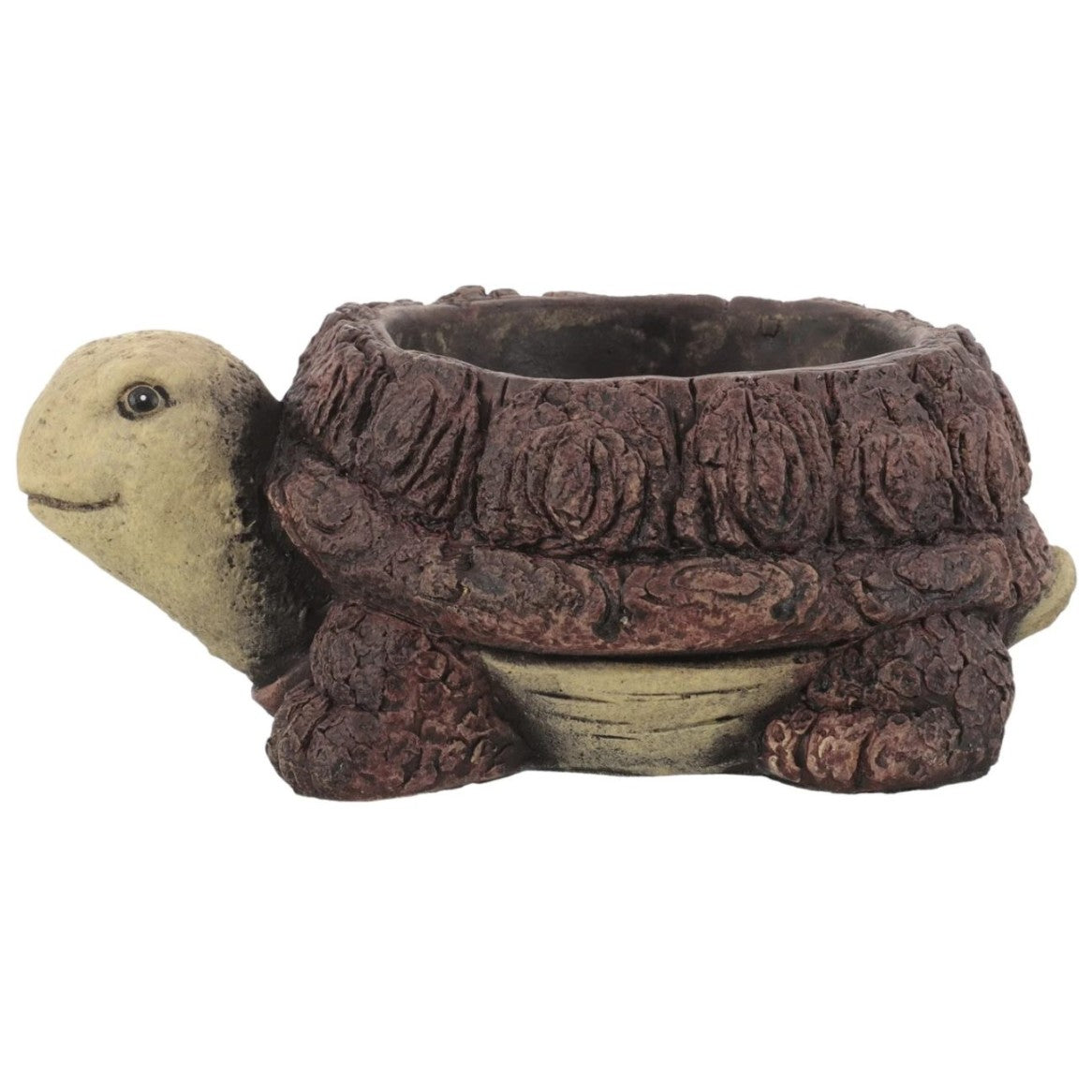 Cute Turtle Shaped Succulent Flower Pot | Handcrafted Resin Turtle Planter | Decorative Animal Design Mini Plant Pot for Desk, Balcony, Home, and Office Decoration