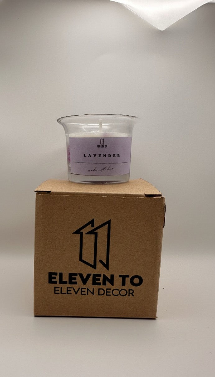 Lavender Scented Soy Wax Jar Candle | Up to 10 Hours Burn Time | Premium Glass Jar | 120 gm | Soothing Aromatherapy Candles for Bedroom Ambience & Gifting